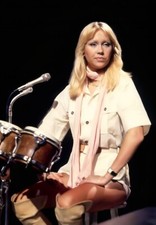 Iconic Beauty Scarce Large Photo ABBA Agnetha Faltskog Good Condition