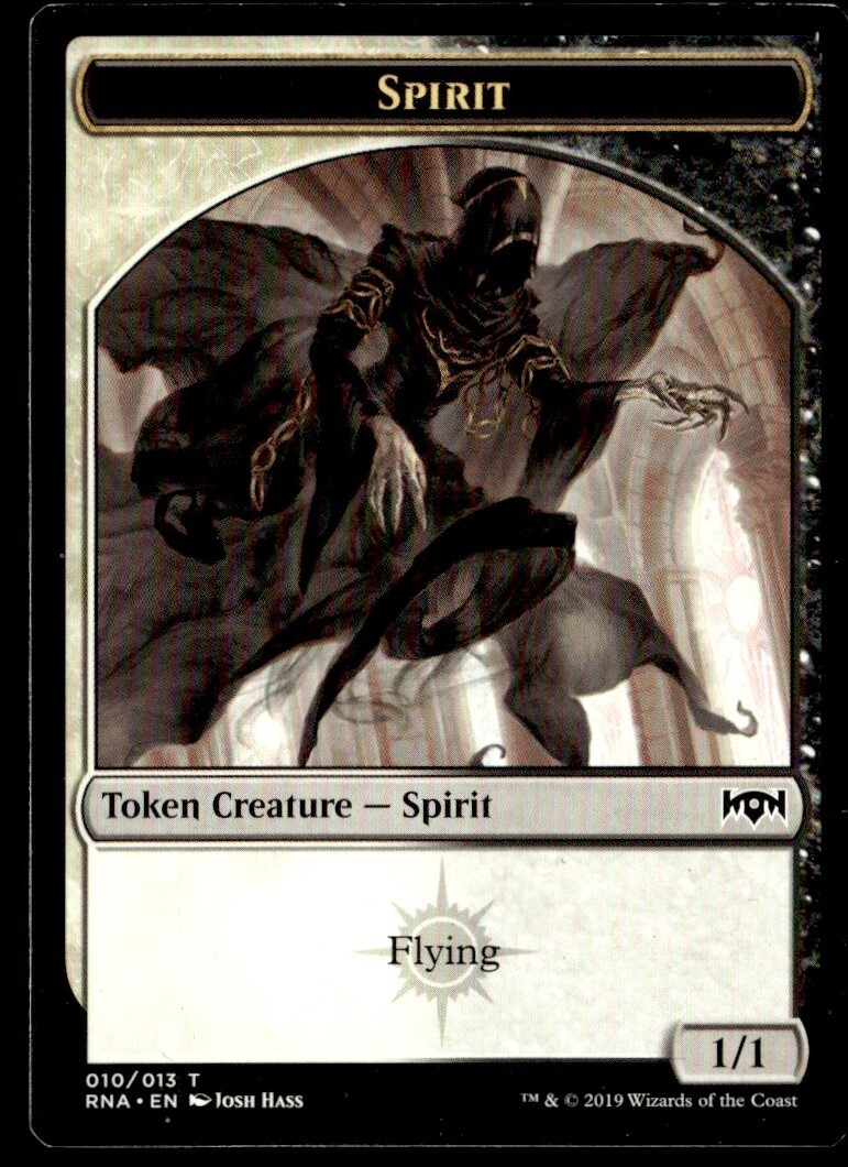 2019 Ravnica Allegiance Tokens Spirit Token/Common #10