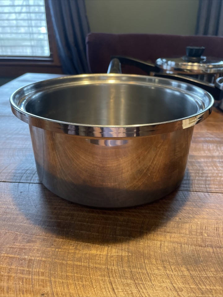 LUSTRE CRAFT AMERICRAFT Waterless Cookware 3 Ply Surgical Stainless