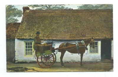 Ireland An Irish Jaunting Car Marcus Wards Series Postcard c.1907