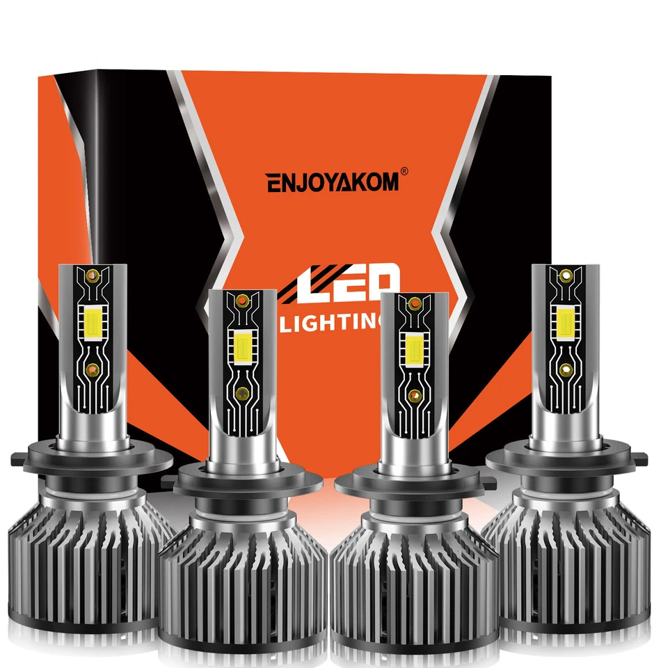 For Mercedes-Benz SLK280 2006-2008 H7 H7 LED Headlight Bulbs Super Bright 6500K - Image 2 of 4