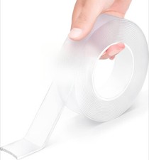 Heavy Duty Double Sided Tape, Clear Nano Double Sided Tape 9.85 ft. 