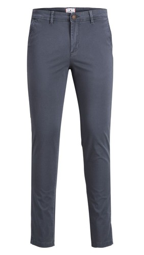 JACK & JONES Chinos Para Hombres Pantalones de Algodón Ajustados Elastizados Inteligentes Informales Chinos Pantalones - Imagen 19 de 39