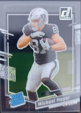 2023 Panini Clearly Donruss - Rated Rookie #75 Michael Mayer (RC) Raiders
