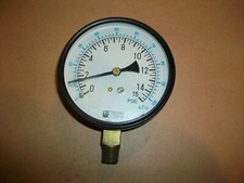 WEKSLER 0-15psig Pressure Gauge 3.5" NEW 3/8" NPT