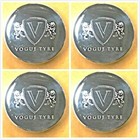 <!--F#f_0-->NEW VOGUE TYRE TIRE Chrome Silver Wheel Center Hub Cap Retainer Ring #C103603CAP<!--F/-->