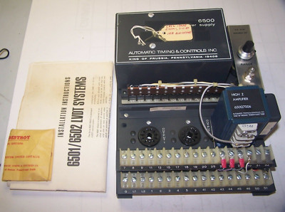 NEW ATC LVDT CONTROL SYSTEM W/6500 POWER SUPPLY, HIGH Z AMPLIFIER 650127006
