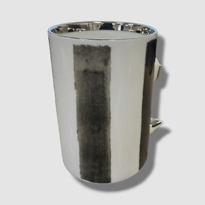 $79 Vista Alegre Black & White Christian Lacroix Sol y Sombra Mug