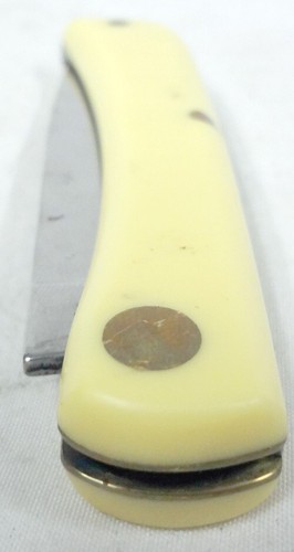 Vintage Case XX 3137 Sod Buster Jr Miniature Yellow Handle Folding Pocket Knife - Picture 8 of 12