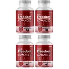 Heart Freedom Advanced Blood Support for Managing Blood Sugar - Four (4) Bottles