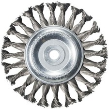 5" Inch Knot Wire Wheel Brush Steel for Angle Grinder Deburring 5/8-11" Arbor