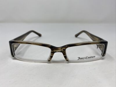 Juicy Couture BRAINSTORM 0EE9 52-17-130 Brown Stripe Eyeglasses Frame OY81