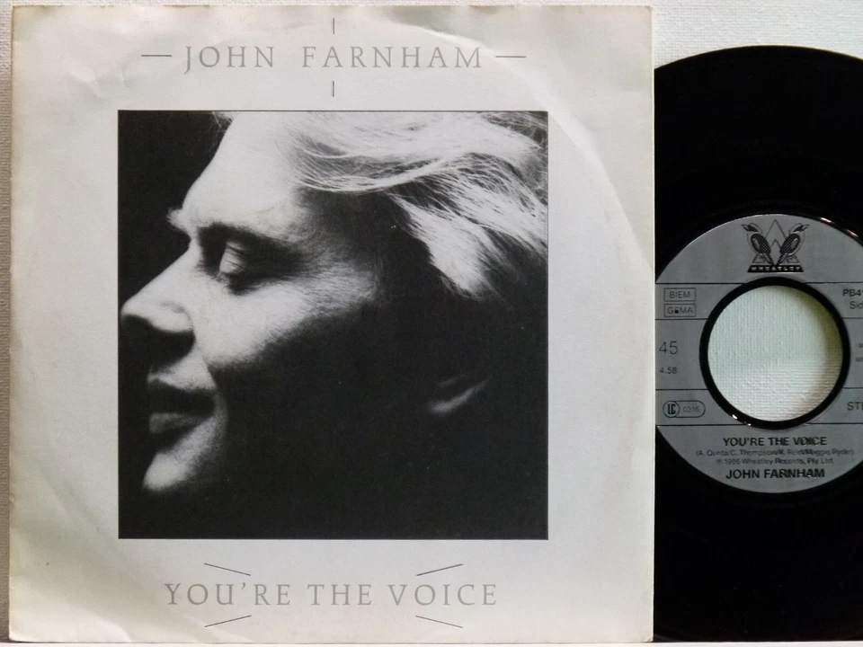 John Farnham -You're The Voice / Going,Going,Gone   D-1986  RCA  PB 41093 - Bild 1 von 2