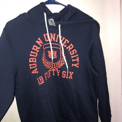 Vintage Auburn Tigers Hoodie Sweatshirt Mens Large Blue Russell