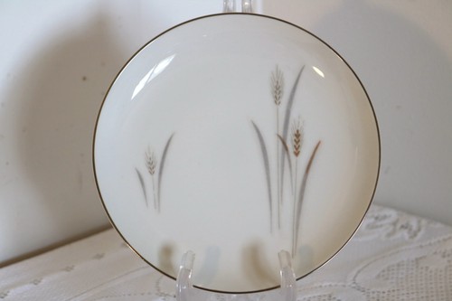 FINE CHINA OF JAPAN PLATINUM WHEAT MSI 28 Pcs 7 Pc Place Setting Service for 4 - Picture 12 of 21