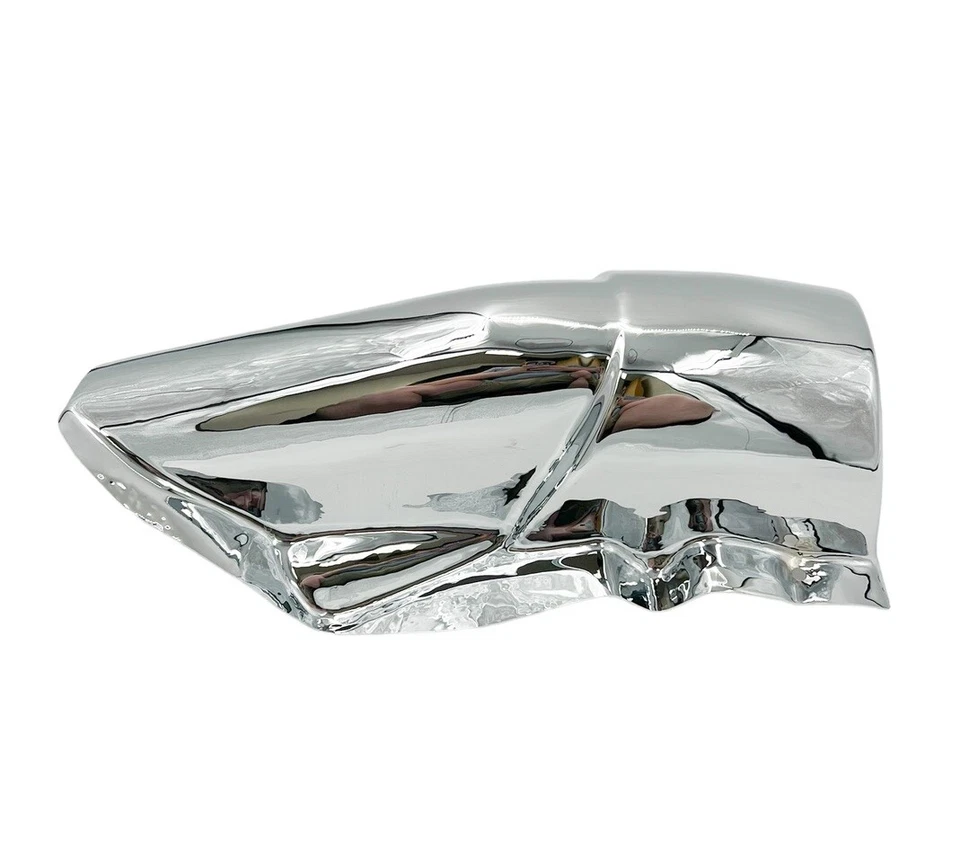 Chrome Plastic Lower Steering Column Cover For 2000-2010 Peterbilt 330 - Image 4 of 4