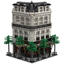 YOUFOY Modular Corner Building with Bakery and Photo Studio 4204 Pieces