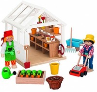 Goki 51819 Dolls House Greenhouse With Accessories Goki 51819 Dolls House Greenhouse With Accessories