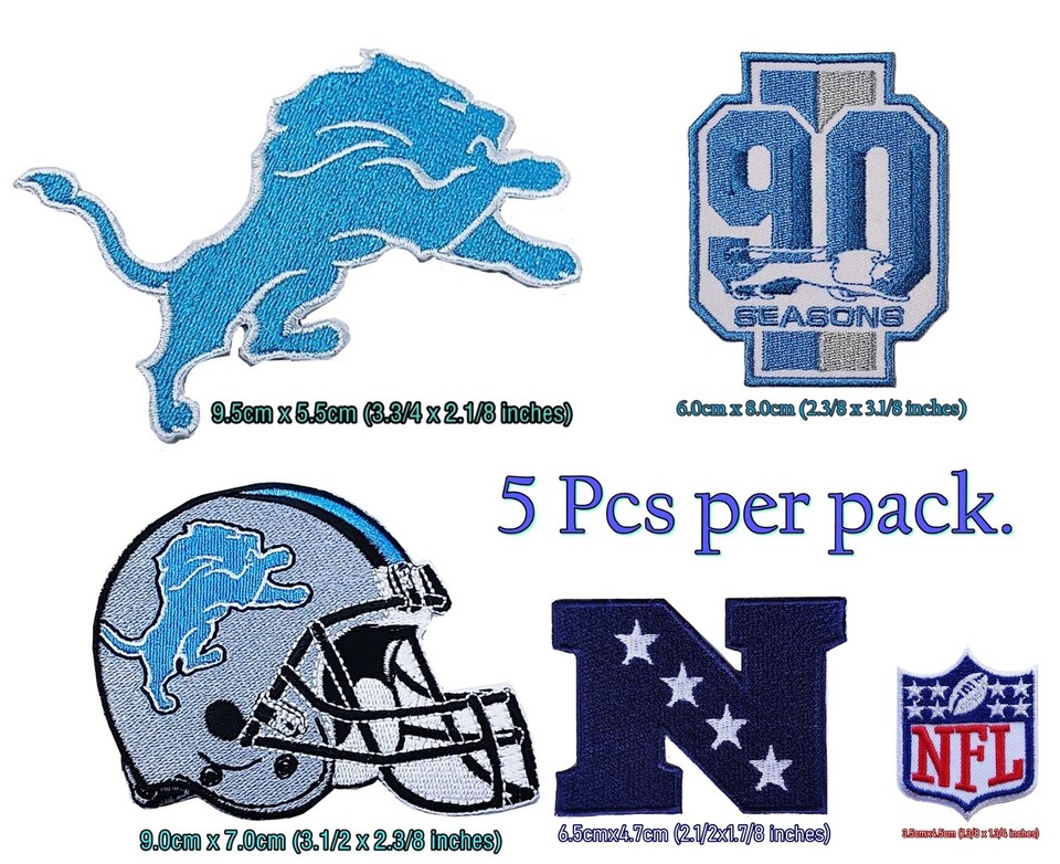 Detroit Lions Chicago Bears Football Patches Iron saw On From Thai By detroit-lions-chicago-bears-football-patches-iron-saw-on-from-thai-by