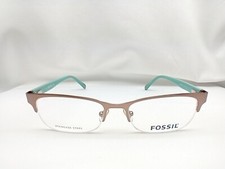 Fossil eyeglasses half rim Sapphire 0JKY 51-17 140 Authentic