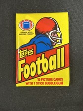 1981 Topps Football (1) Wax Pack Sealed Unopened From Box Joe Montana RC Rookie