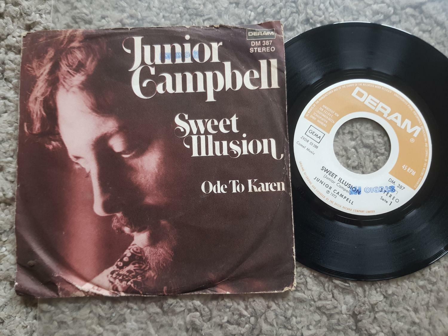 7"" Single Vinyl Junior Campbell - Sweet illusion GERMANY