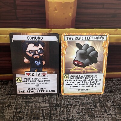 Warp Zone | Edmund & Left | Binding Of Isaac Four Souls Kickstarter Exclusive