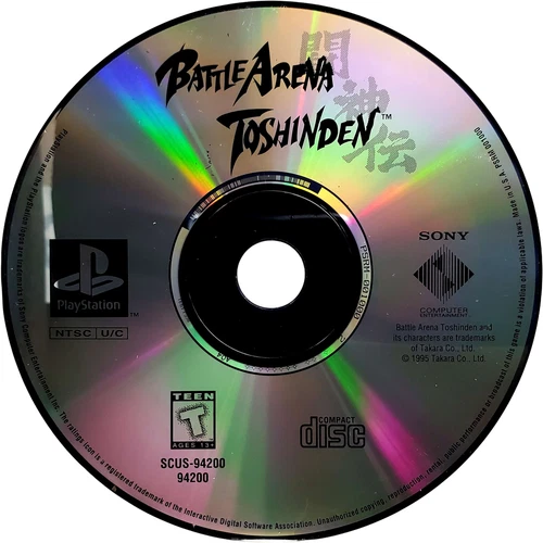 Scratch-Free - Battle Arena Toshinden Greatest Hits - Sony Playstation Pristine
