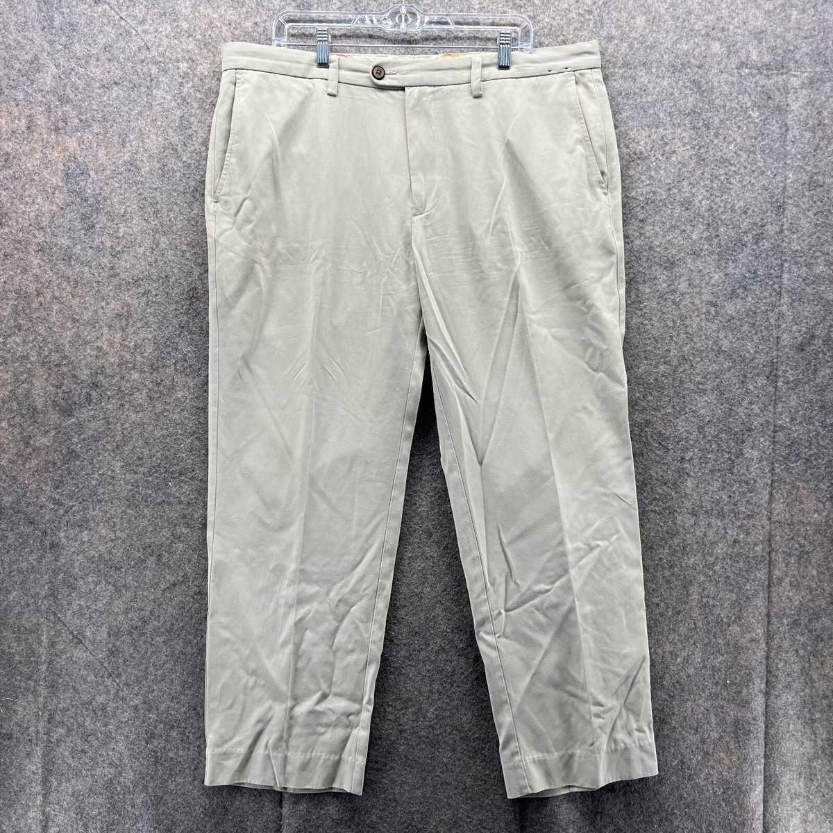 Tommy Bahama Pants Men 38x30 Adult Tan Beige Silk Chino Pleated