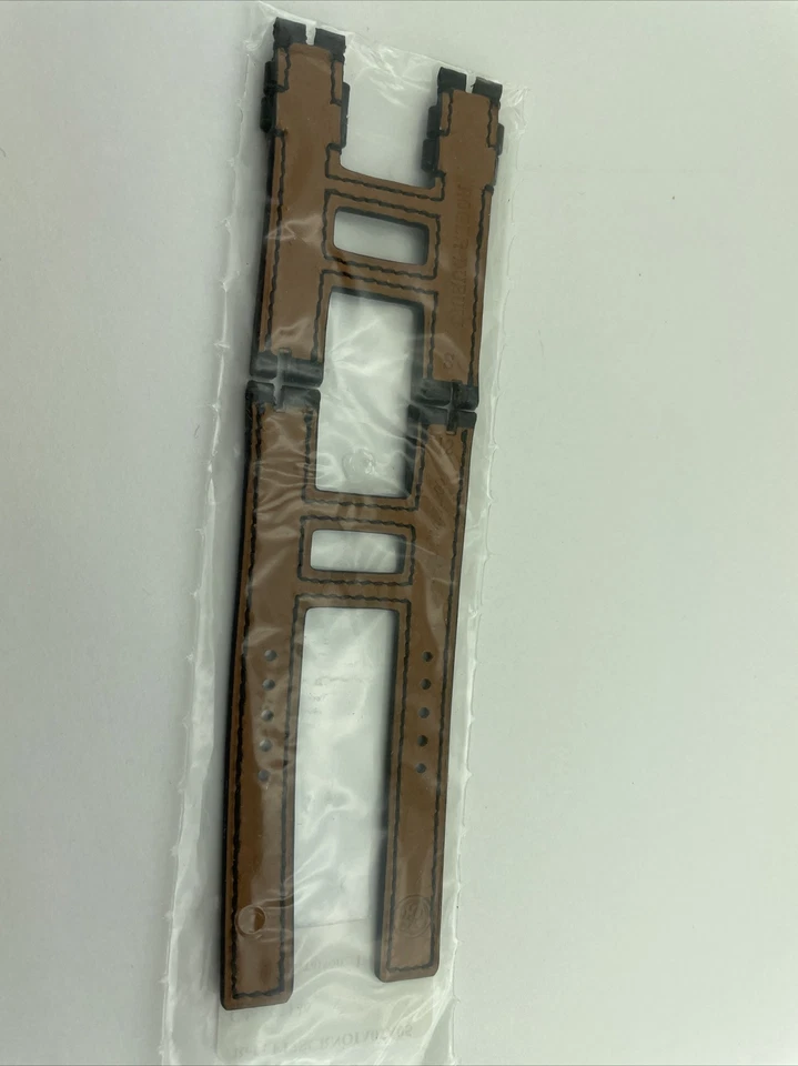 Auténtica correa de cuero Roger Dubuis negra tamaño M 12 mm Foto 2 de 4