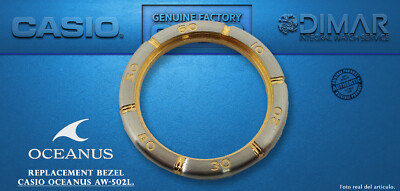 Ersatz Vintage Original Bisel. Casio Oceanus Diver AW-502L.