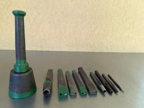 Vintagee C.S. Osborne Grommet Die Setters Anvil Stake and Other Punches #32