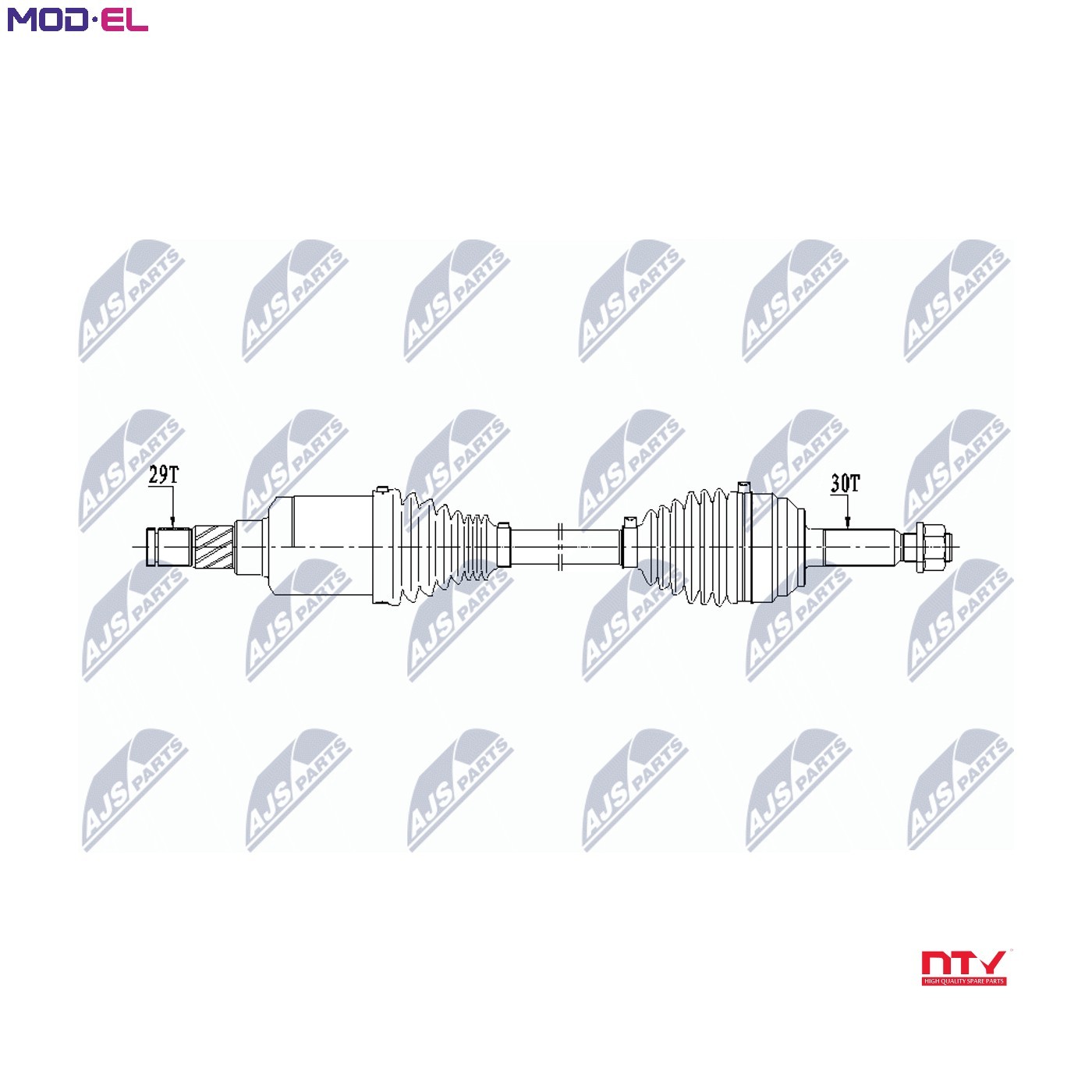 Driveshaft For Tesla Model S 60 60D 70 70D 75 75D 85 85D 90D 14- - Image 8