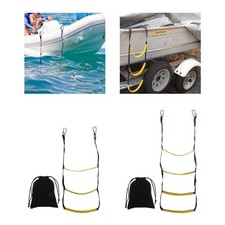 Boots-Strickleiter Tragbare, aufblasbare Bootsleiter für Motorboote