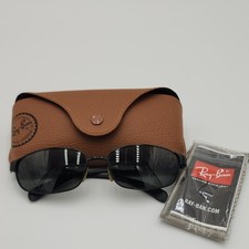 Ray-Ban Brown Leather Sunglasses And Case