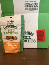 GREENIES 10142018 7.9 Oz Pill Pocket Soft Chicken Flavored Treats - Pack of 6
