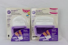 Wilton Sugar Sheets Punch Sets, Oval and Scallop Border, LOT OF 2