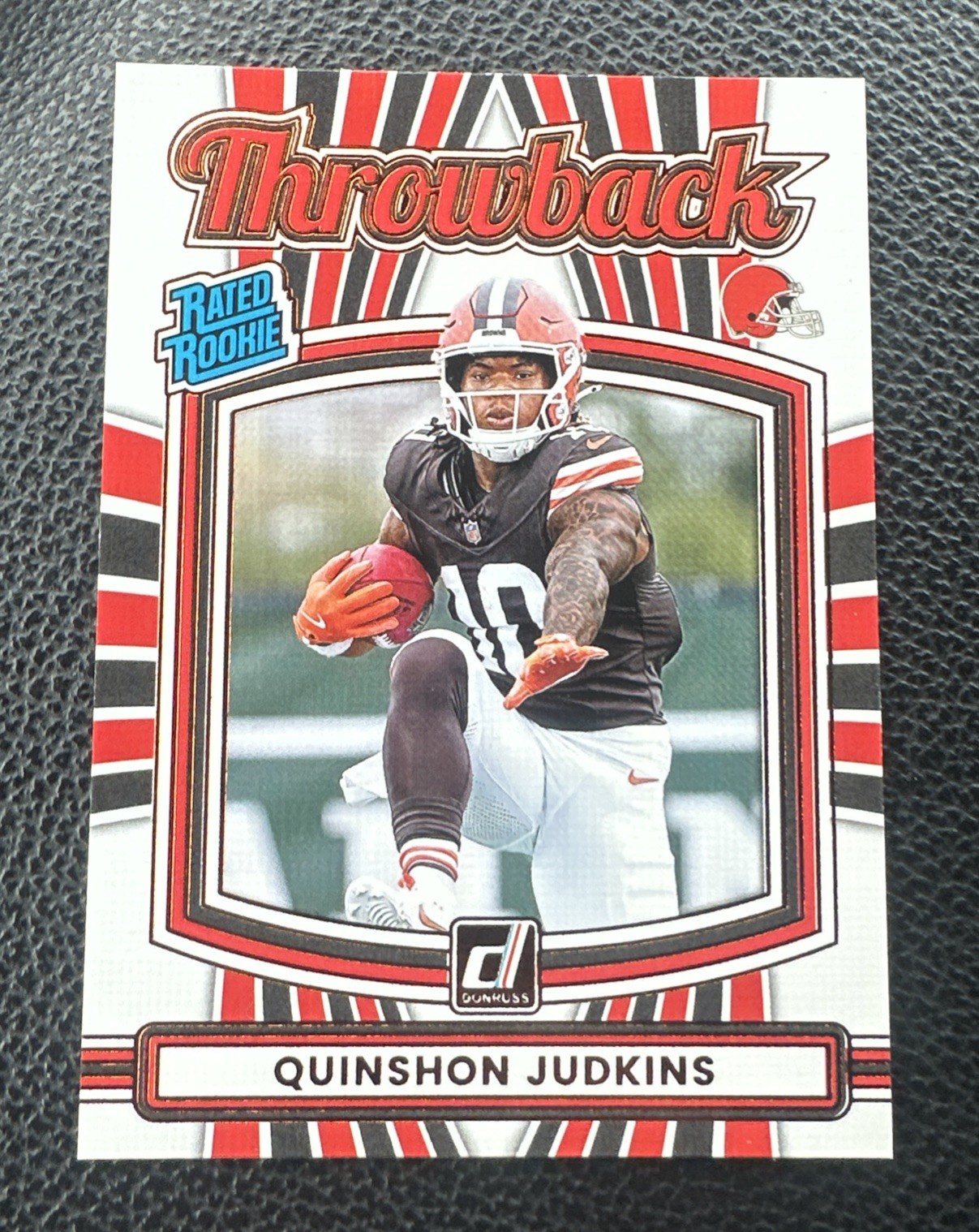 2025 Panini donruss football Quinshon Judkins rated rookie throwback Canvas RC