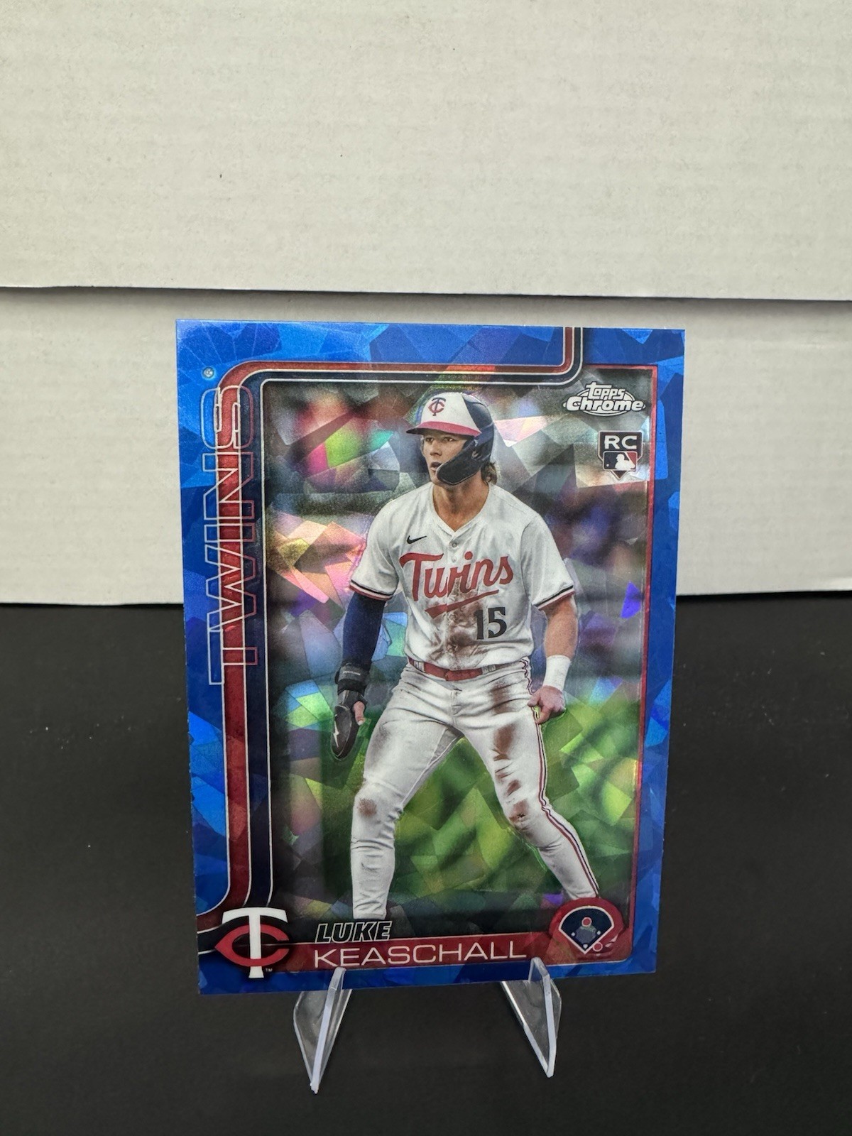 2025 Topps Chrome Update Sapphire Luke Keaschall #USC106 (RC) Twins