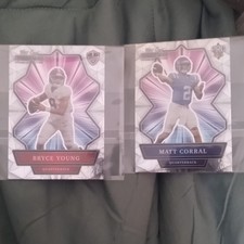 Wild Card Premier NIL Bryce Young & Matt Corral NCAA Football 2 Card Lot