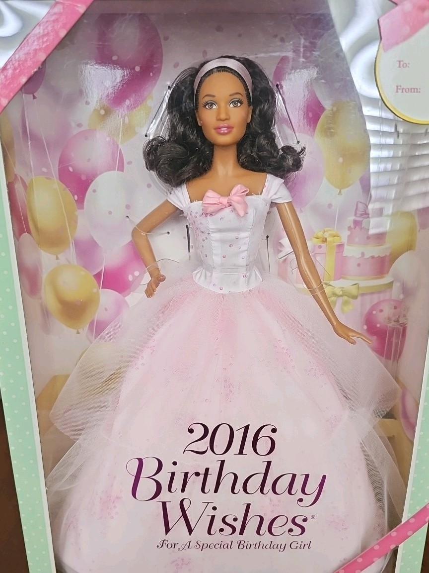 Mattel AA Barbie Birthday Wishes 2016 Doll 