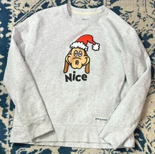 Women’s Life is Good Max Grinch Sweatshirt Crewneck Large Holiday Christmas