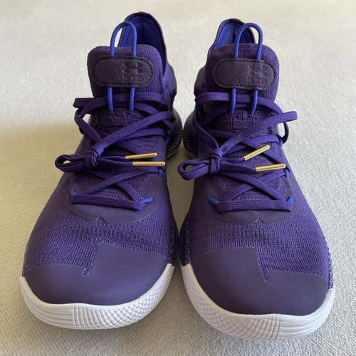 Under Armour Curry 6 Team Men Size 8 Basketball Shoes Violet