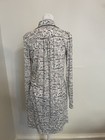 Victorias Secret Logo Night Shirt Long Sleeve Button Down Collared Pocket S — photo 4