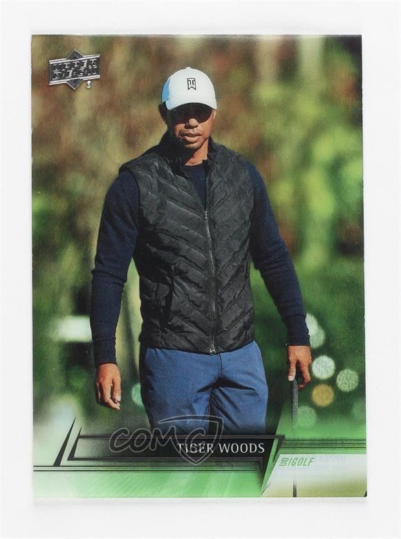 2024 Upper Deck Clear Cut Tiger Woods #19 0nr3