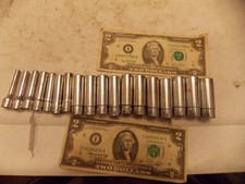 Snap-on Deep Socket 6pt 14 Dr 316 To 916 Sae Sold As Singles Free Shipaftr1 Snap-on Deep Socket 6pt 14 Dr 316 To 916 Sae Sold As Singles Free Shipaftr1