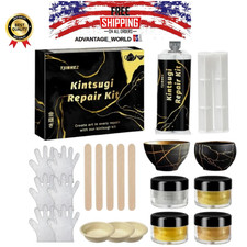 Kintsugi Repair Kit, Food Safe Gold  Silver Kintsugi Kit for Broken Ceramics, G