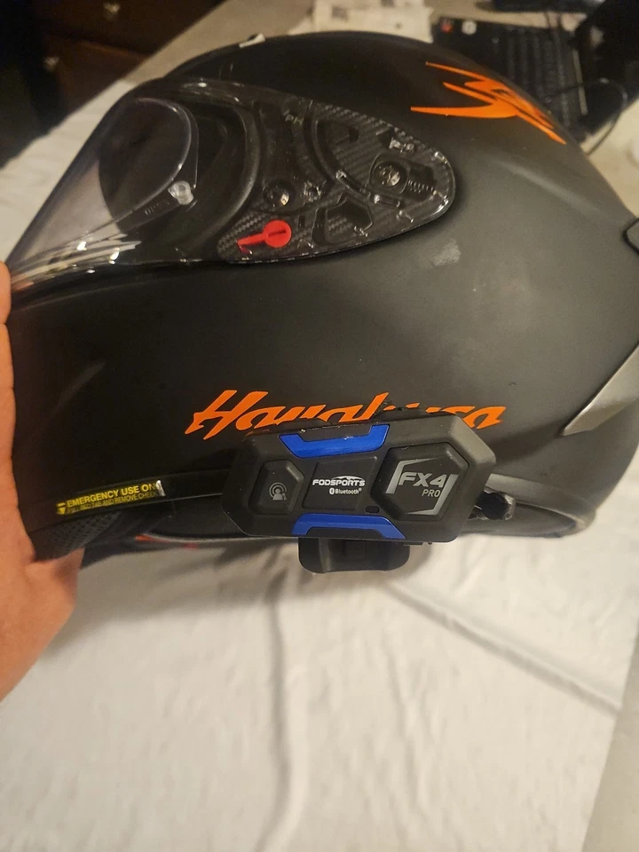 SHOEI X-15 XL MATE NEGRO/CON LENTE TRANSISCIONES 286.00/FX-4 BT EN CASCO Y 2ND Foto 3 de 4