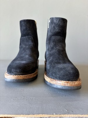 Viberg Side Zip Boots Black Waxed Reverse Camel - Size 7 UK / 8 US Viberg Side-Zip Boots Black Waxed Reverse Camel (Uk 7/Us 8  main image 4