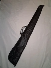 Large 48" Soft Leather Rifle Storage Bag Allen Company Model 400 Black